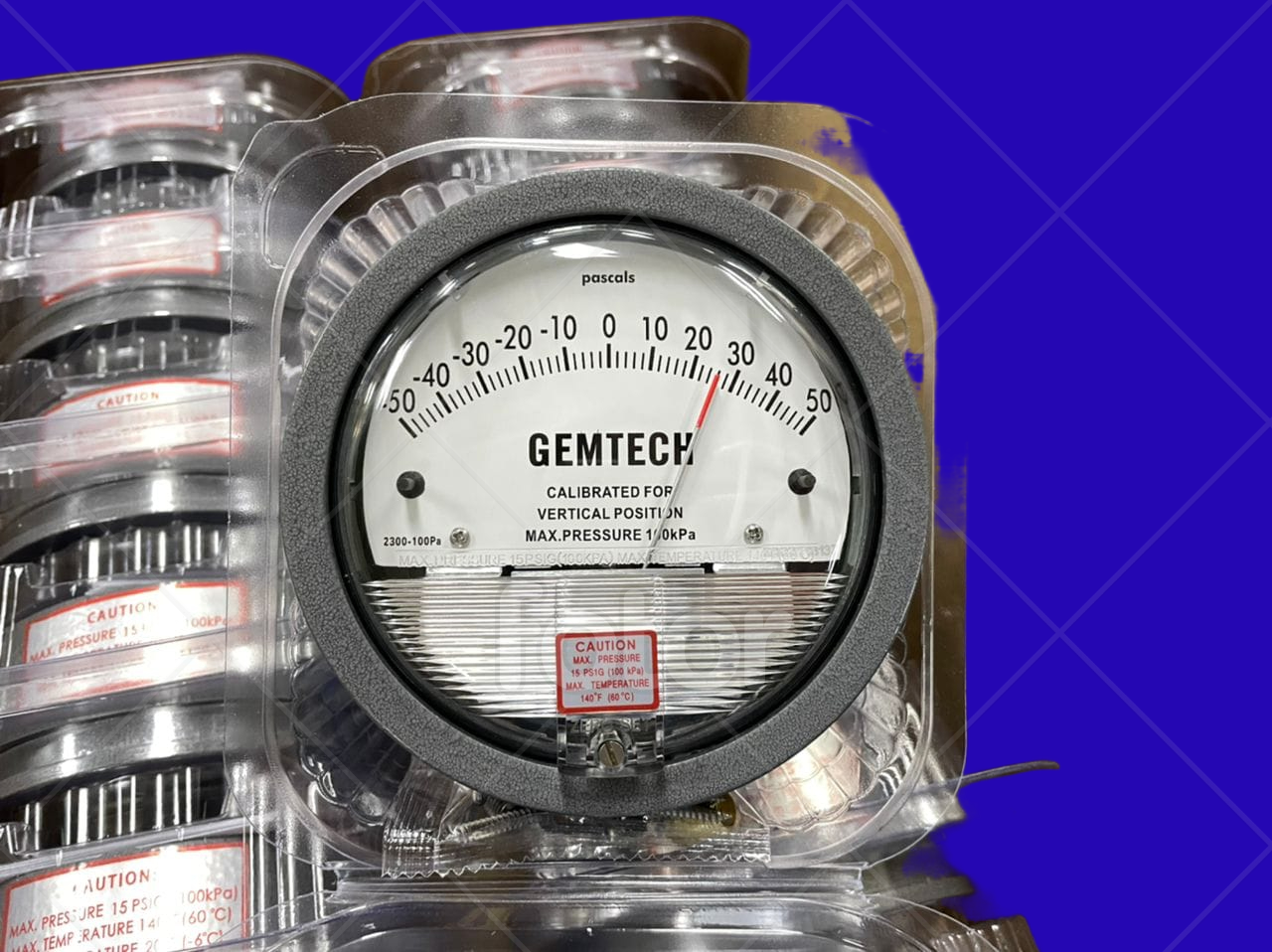 Nextech Differential Magnehelic Pressure Gauge Range 0-5 Inches Accuracy: A 2% Of Full Span At 70???(21??????(a 3% On -0
