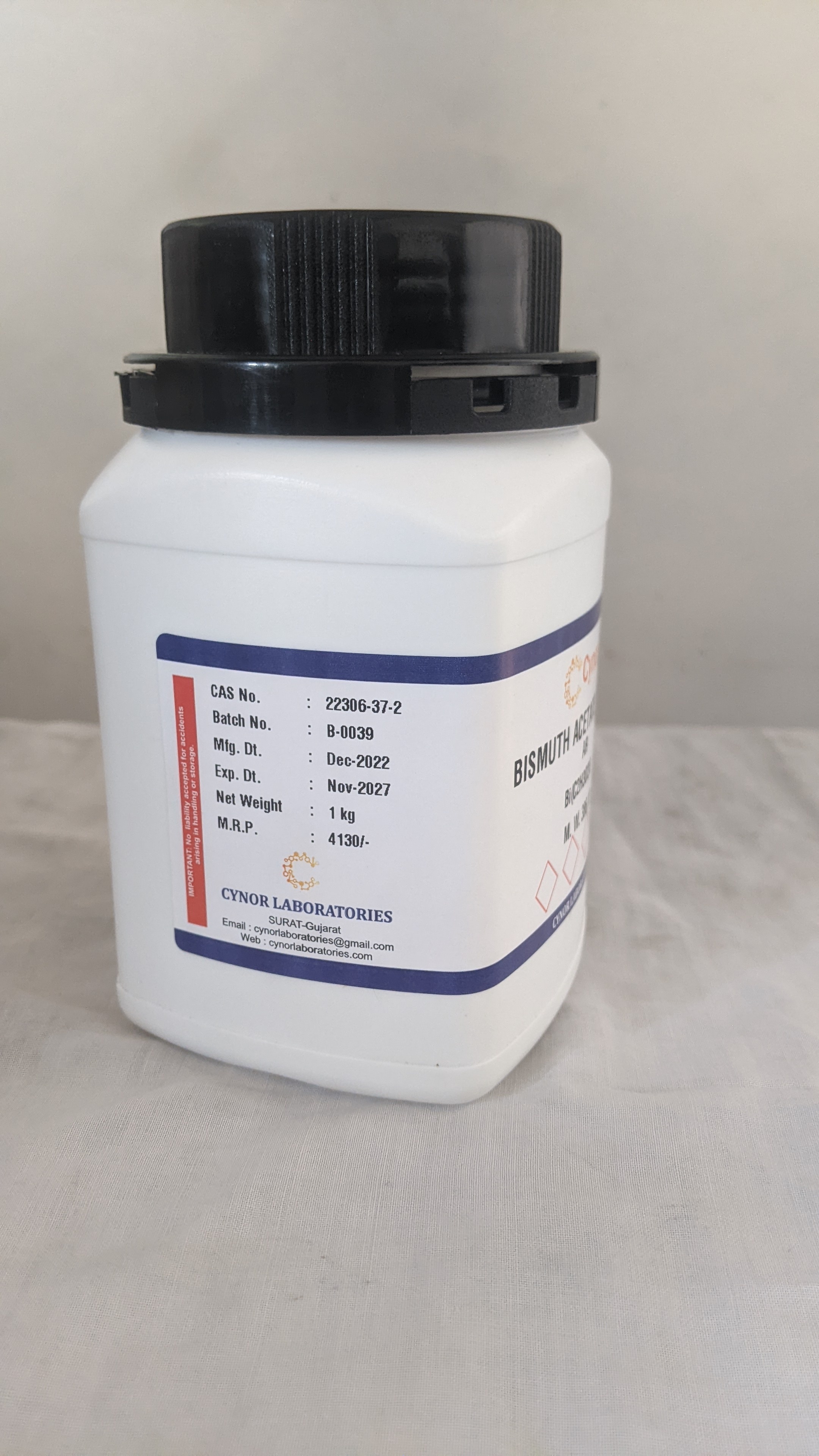 Bismuth Acetate 99.9% (100 Gm)