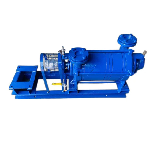 Two Stage Water Ring Vacuum Pump - Stainless Steel, Normal Standard, Blue Finish | Hydraulic Power, Optimized For Water Usage