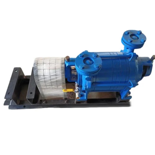 Two Stage Water Ring Vacuum Pump - Stainless Steel, Normal Standard, Blue Finish | Hydraulic Power, Optimized For Water Usage