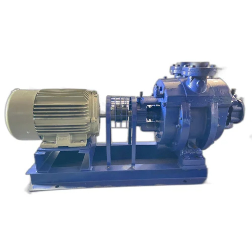 Single Stage Vacuum Pump - Stainless Steel, High Pressure, Moderate Vacuum Performance | Blue Finish, Industrial And Water Usage Suitable