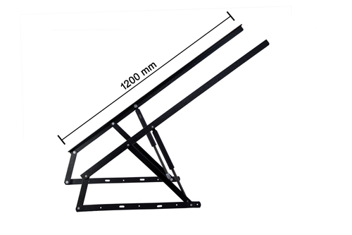 Stainless Steel Nitro Lift 1200 Mm Hydraulic Bed Fitting (3Mm)