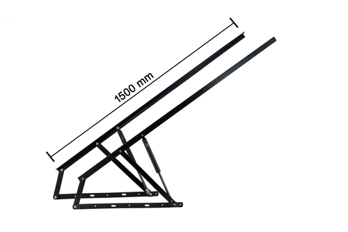 Stainless Steel Nitro Lift 1500 Mm Hydraulic Bed Fitting (3Mm)