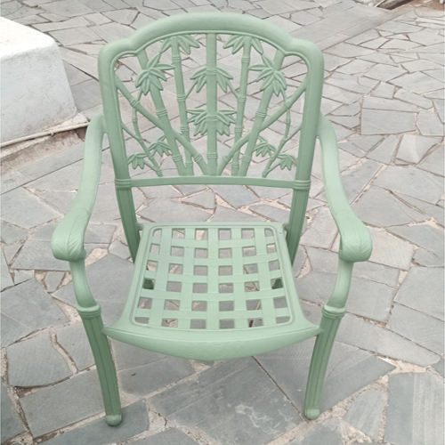 Green Garden Iron Chairs