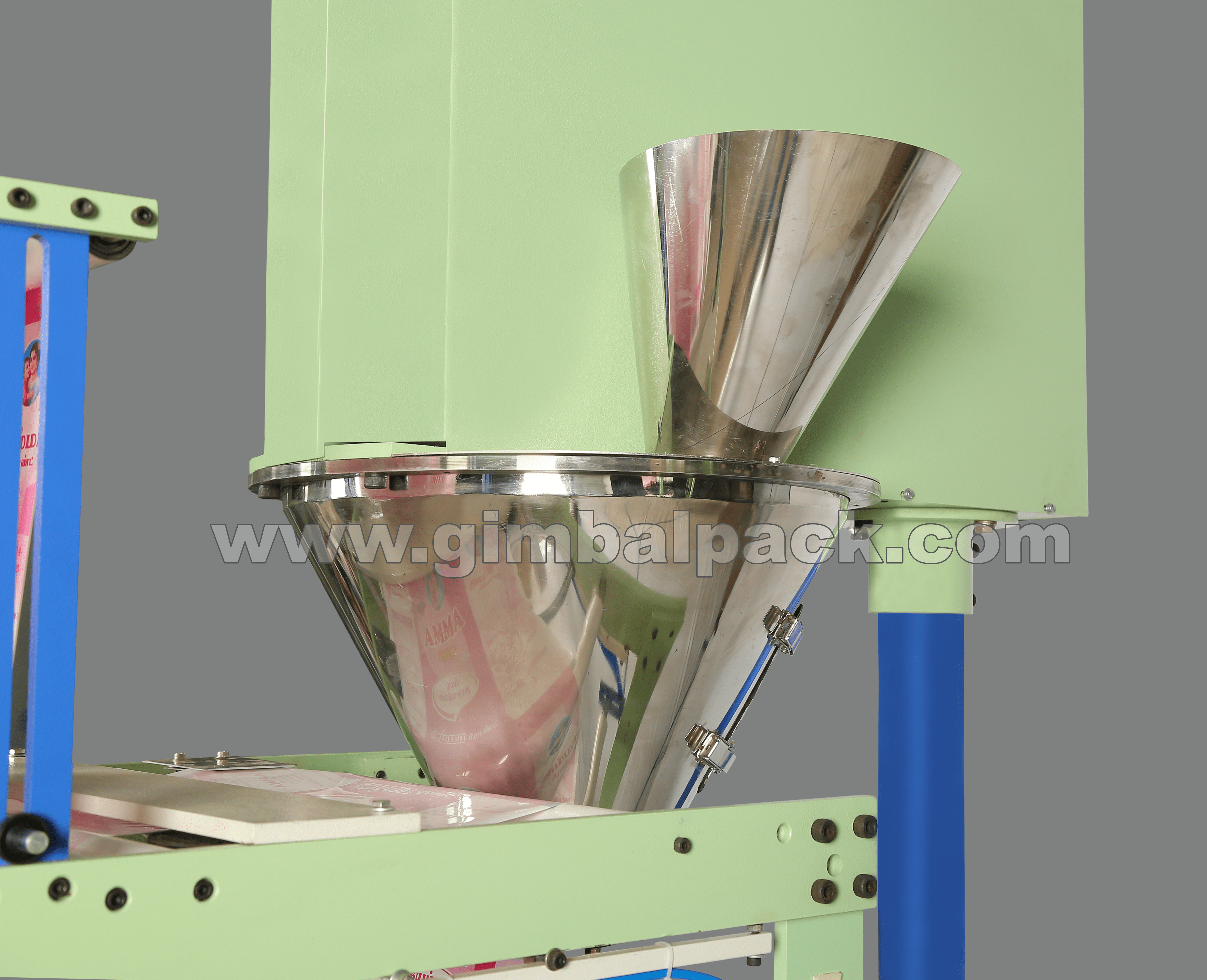 Garlic Powder Packing Machine - Ss 304 Material, 1900x950x2350 Mm Dimension | Automatic Operation, Plc Control System, 15-30 Pouches/min Capacity, 5 Hp Power, One Year Warranty