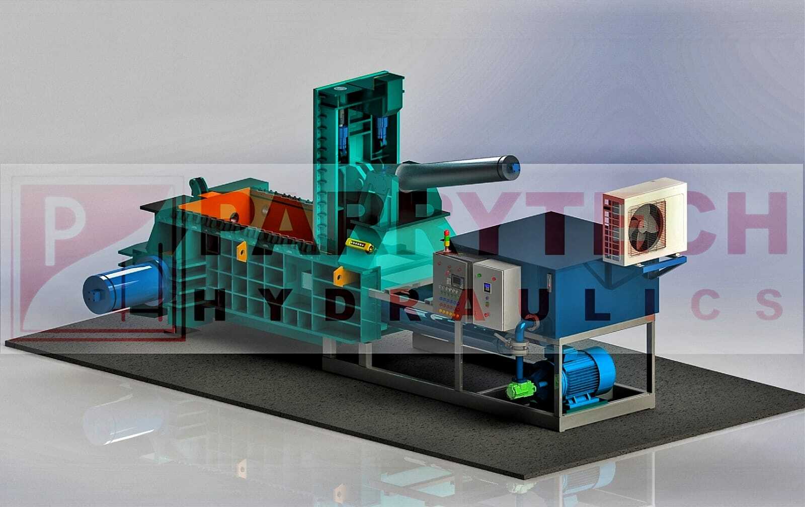 Four Side Compression Hydraulic Baling Machine - Dimension (L*w*h): 30x38x74 Centimeter (Cm)