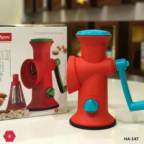 Multiple Colour Signature Rotary Grater (6 In 1)