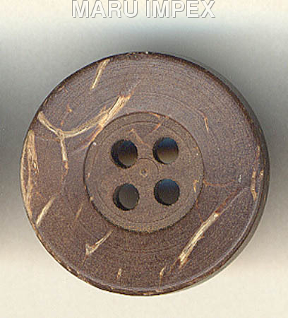 Brown Coconut Shell Buttons