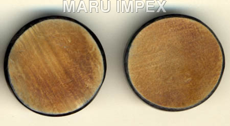 Yellow Wooden Buttons