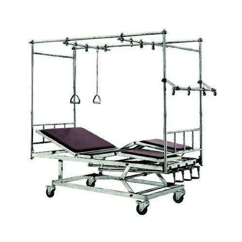 White Mild Steel Balkan Beam Hospital Bed