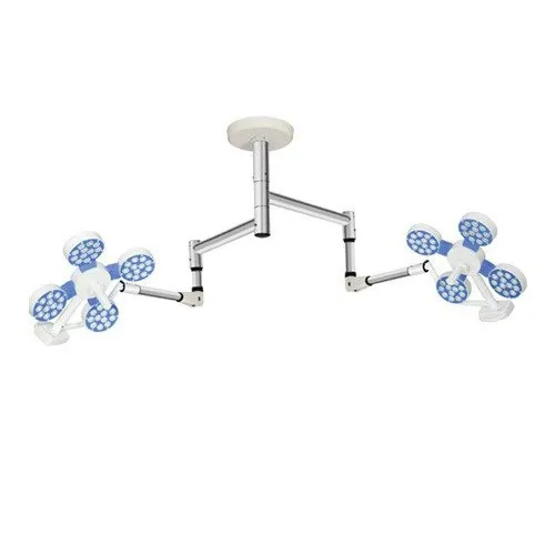 व्हाइट-ब्लू-सिल्वर 8 डोम एलईडी ऑपरेशन थिएटर लाइट