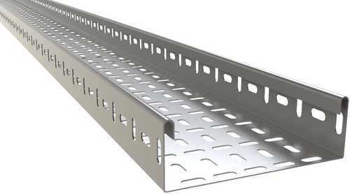 Gi Cable Tray - Galvanized Iron, Rectangular Shape, Silver Color , High Tensile Strength, Rust Proof, Rotatable, Waterproof, Perforated Design