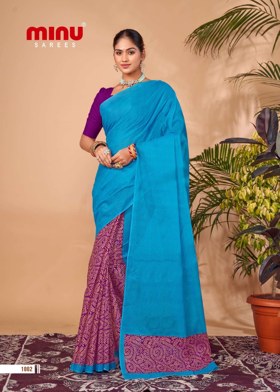 Ladies Daily Wear Saree - Cotton Printed Set Of 10 Pcs, Comfortable Stylish Ethnic Wear