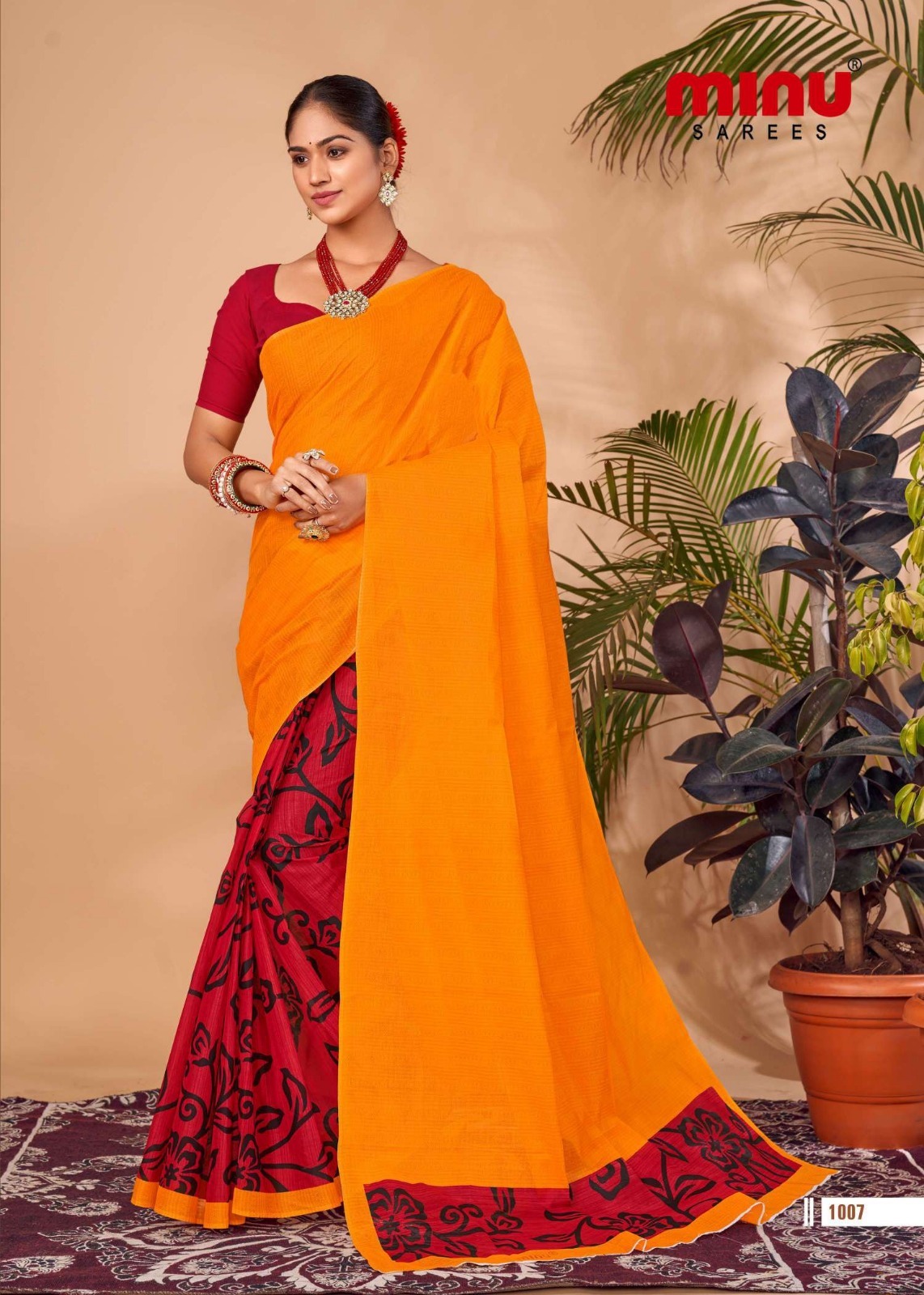 Ladies Daily Wear Saree - Cotton Printed Set Of 10 Pcs, Comfortable Stylish Ethnic Wear