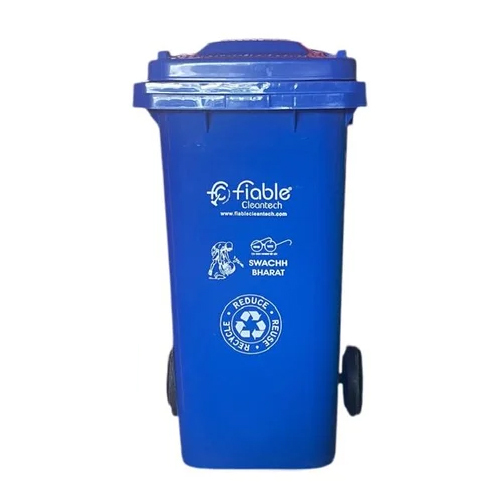 120 Ltr Nilkamal Dustbin - Color: Blue