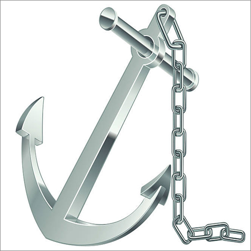 White Marine Anchor