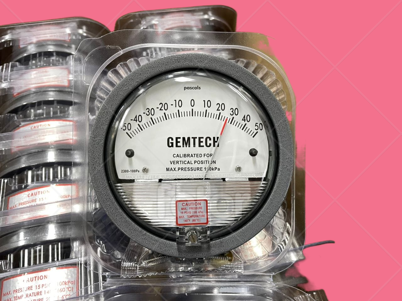 Nextech Differential Magnehelic Pressure Gauge Range 0-50 Mm Accuracy: A 2% Of Full Span At 70 21 3% On -0