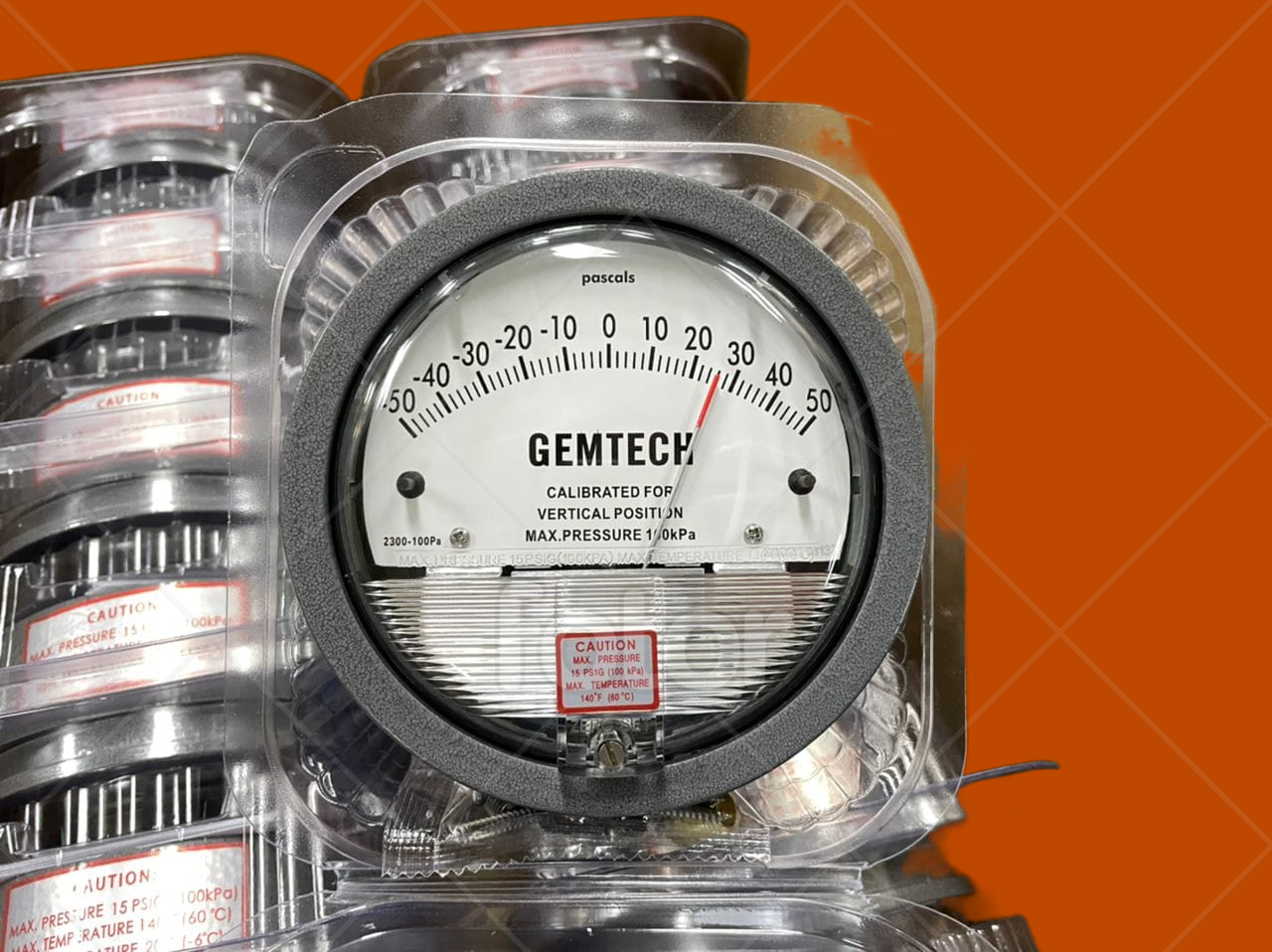 Nextech Differential Magnehelic Pressure Gauge Range 0-50 Mm Accuracy: A 2% Of Full Span At 70 21 3% On -0