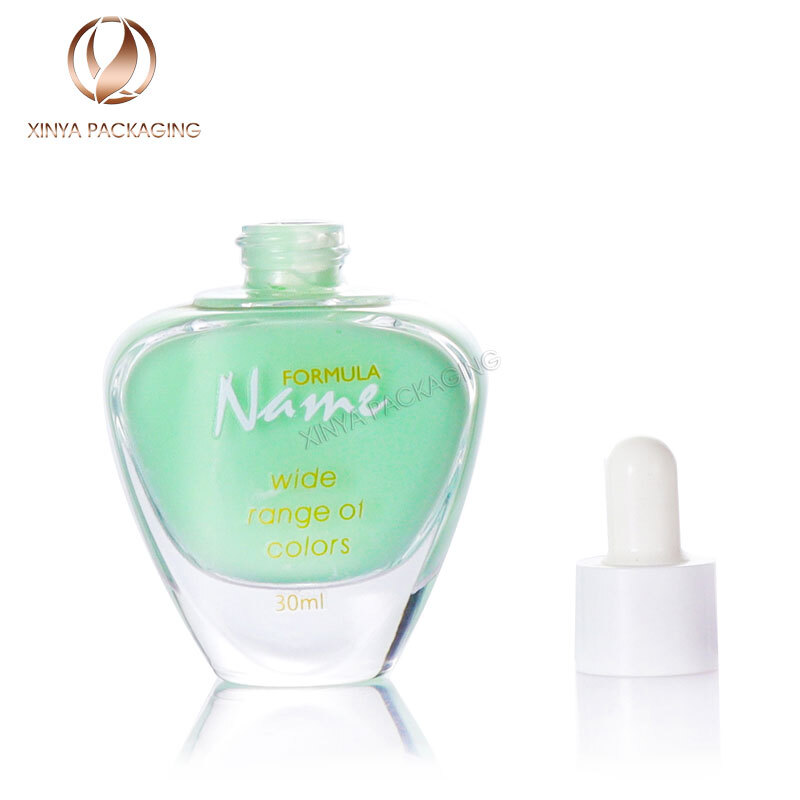 Clear Glass Dropper Bottle - 30ml Size, 62mm Diameter, 100mm Height | Premium Quality, Screen Printing Logo, Versatile For Skincare And Essential Oils