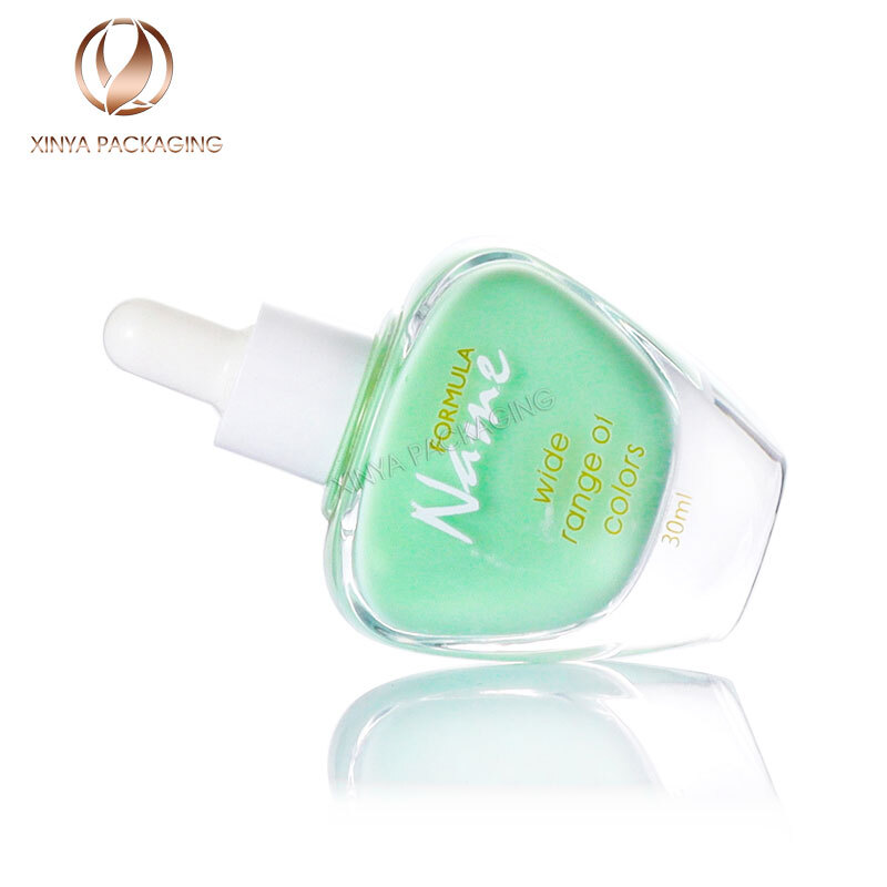 Clear Glass Dropper Bottle - 30ml Size, 62mm Diameter, 100mm Height | Premium Quality, Screen Printing Logo, Versatile For Skincare And Essential Oils