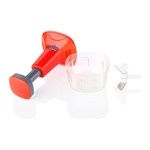 Multicolor Hand Push Vegetable Chopper
