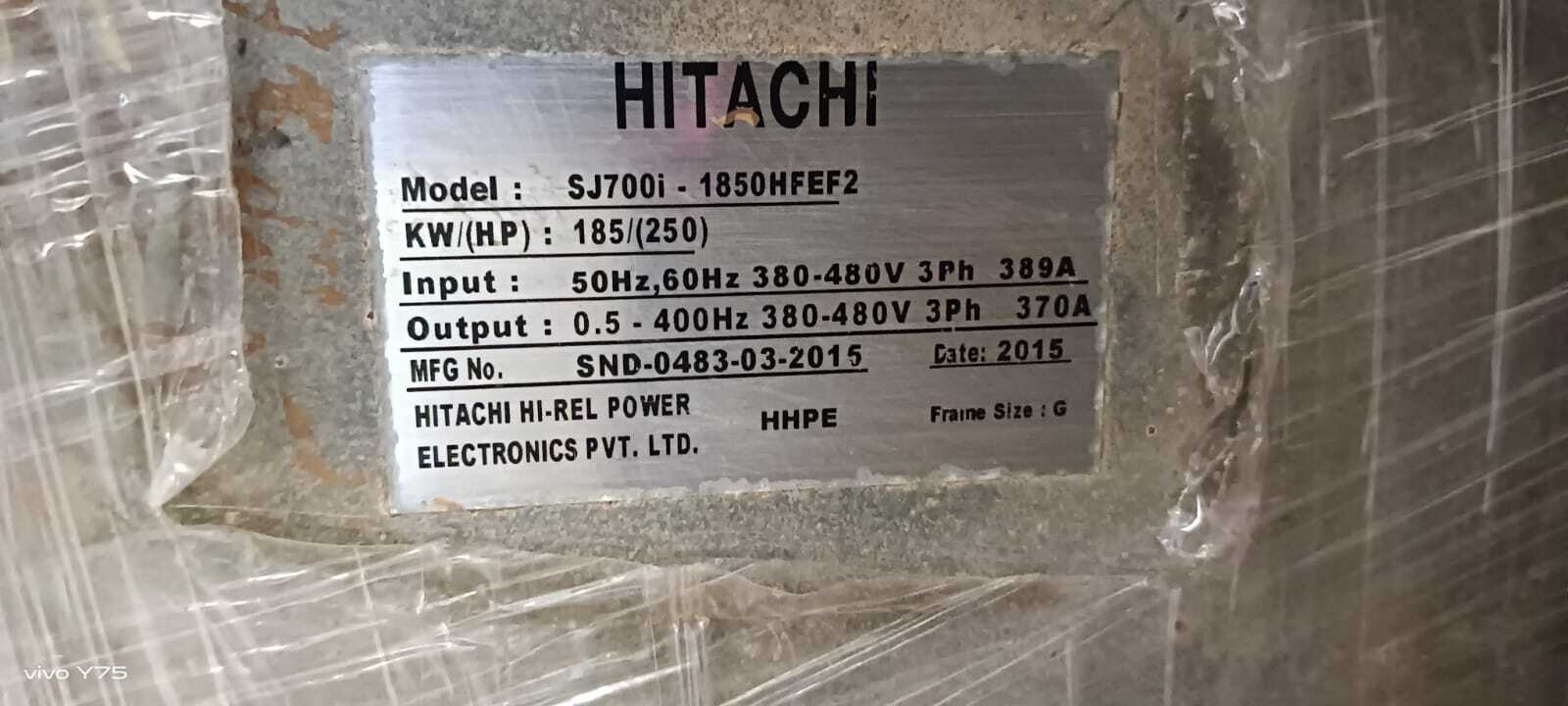 Hitachi 250 Hp Ac Drive