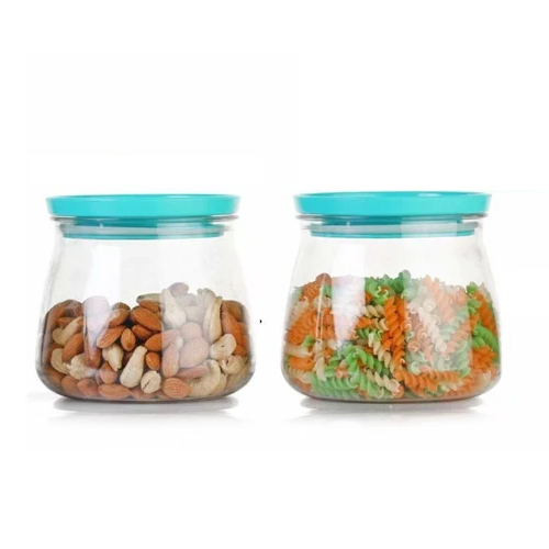 Air Tight Matuki Container - Plastic, 900ml Capacity | Transparent Color, Microwave & Oil Safe, Spill-proof Design