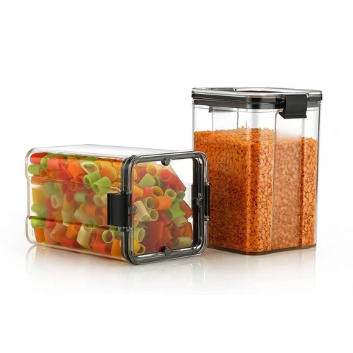 Kitchen Storage Container - Color: Transparent