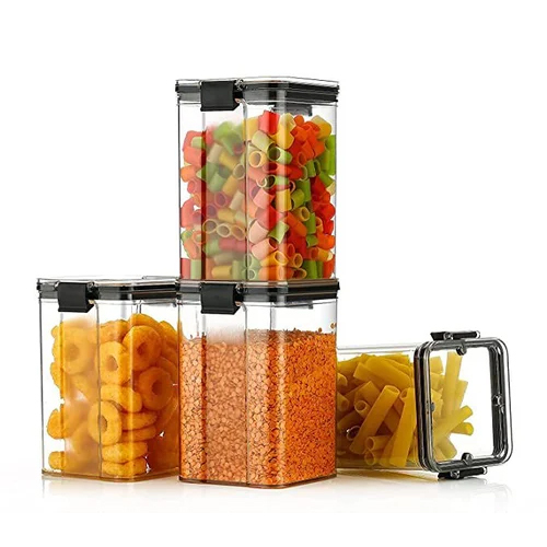 Kitchen Storage Container - Color: Transparent