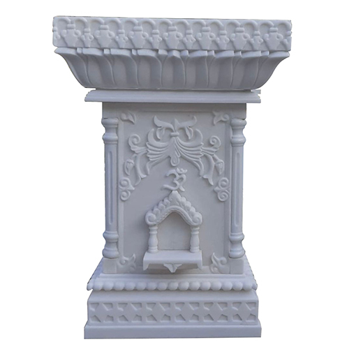 3 फुट व्हाइट मार्बल टुलिस पोर्ट