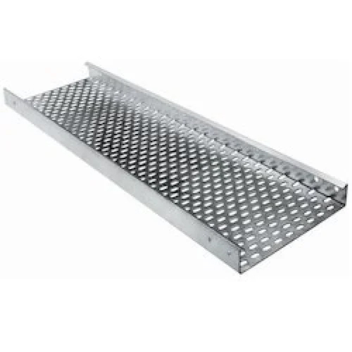 Hot Dip Galvanized Cable Tray - Steel Material, Copper Conductor, GI Galvanized Finish | Durable Design for Electrical Installations
