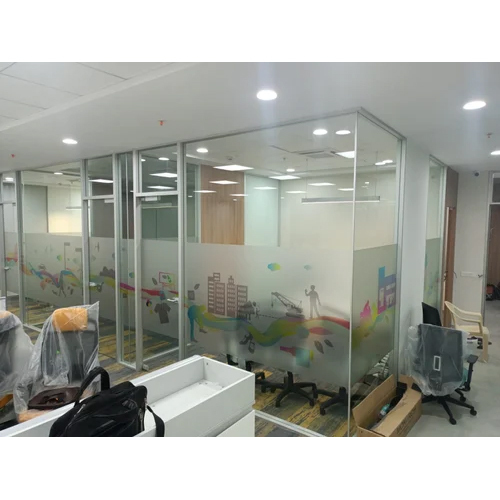 Frameless Aluminium Office Partition Grade: Commercial