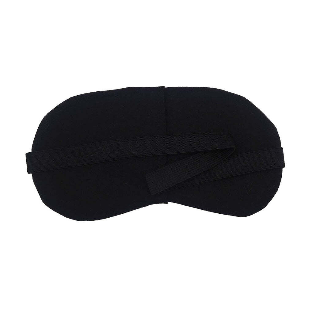 Eye Mask With Ice Pack Sleeping Mask For Multipurpose Use (1318) - Black Color | Weight: 150g, Designed For Versatile Comfort And Relaxation