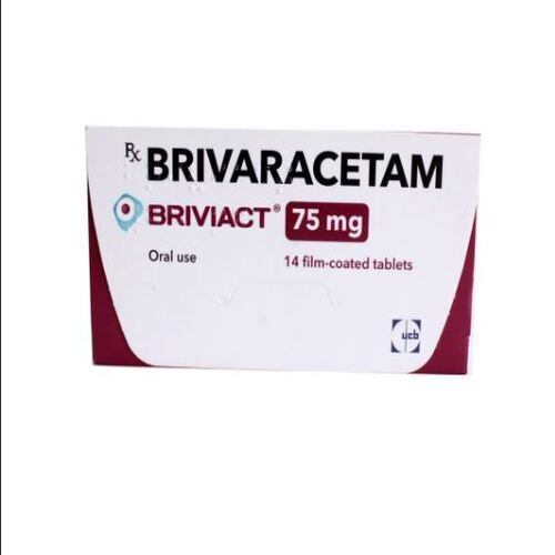 BRIVARACETAM 75mg - Film-Coated Tablet, 14's Count | Easy Dosage, Fast Acting, Reliable Relief for Epilepsy Seizure Control