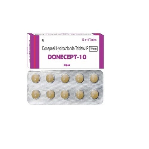Donepezil Tablets - Active Ingredient: Donepezil, Available Dosage: 10mg / 5mg, Pack Size: 100 Tablets | Recommended For Alzheimer's Disease, Store Below 30â°c