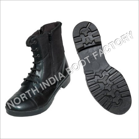 आर्मर लेदर बूट्स