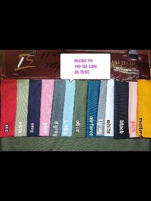 Micro Pp Lycra Knitted Tshirt Fabric - Attributes: Light In Weight