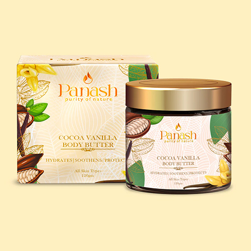 Cocoa Vanilla Body Butter - Gel Form, Minerals | Normal Skin Type, Hydrating And Nourishing Moisturizer For Daily Use