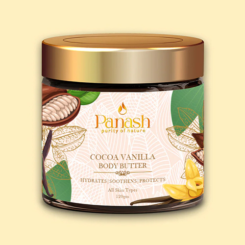 Cocoa Vanilla Body Butter - Gel Form, Minerals | Normal Skin Type, Hydrating And Nourishing Moisturizer For Daily Use