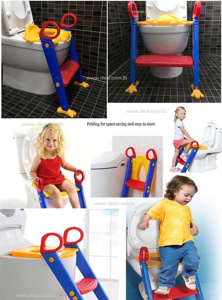 Multi / Assorted 3 In 1 Kids/toddler Potty Toilet Seat With Step Stool Ladder (0344)