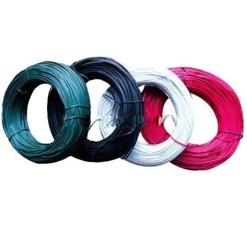 Packing Wire - 2 Mm Thickness, Black Pvc Material | Durable Twist Tie For Industrial Use