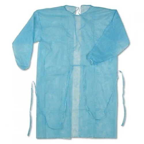 Surgical Isolation Gown - Fluid-resistant Outer Layer, Knee Length, Green Color, Medium Sleeve Style | Unisex, Breathable Inner Layer, Machine Washable