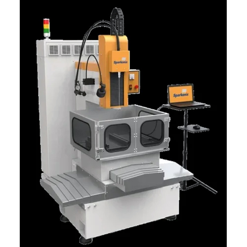 Cnc Edm Drill-speed Iii - Stainless Steel, 550x350 Mm Work Table Size, 35 Amps Current, 415v Power Supply | Automatic Operation, Heavy Duty 2300 Kg Weight