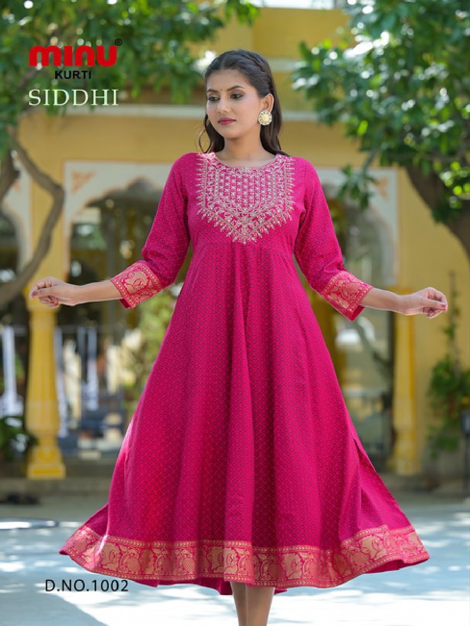 Multi Sidhhi Designer Cotton Kurti