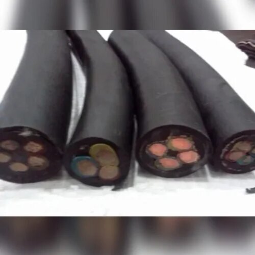 Epr Rubber Cables - 35 Sqmm Size, Black Color | Food-safe, Waterproof, 4-core, Stranded Copper Conductor, Non-toxic, Efficient For Enhanced Productivity