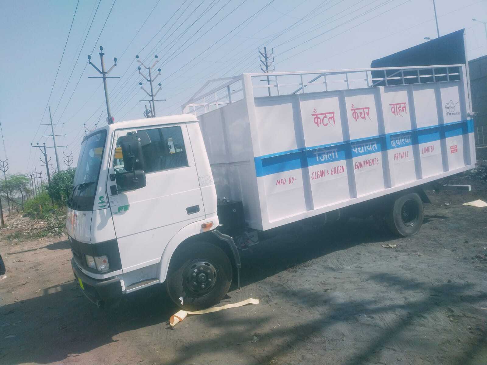 Cattle Catcher Mounted On Tata 712 Lpt