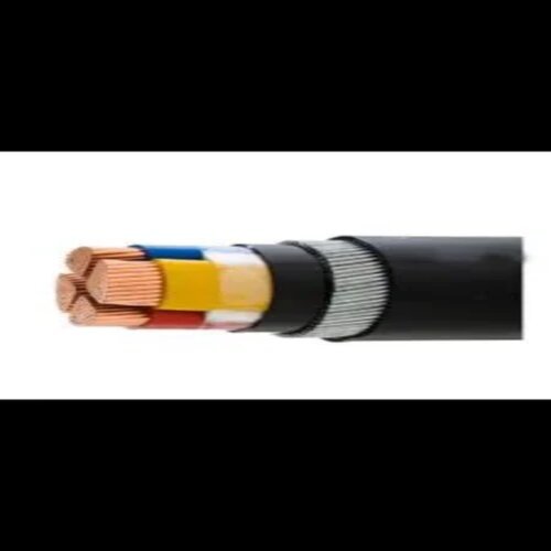 Underground Armoured Cable - 2 Core, 4 Sq Mm Copper Conductor With Xlpe Insulation | Suitable For Low Tension Electrical Power Transmission