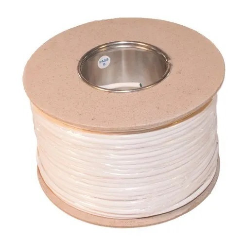 Screened Cable 1.5 Sq Mm 2 Core - 100 Meter Length, Black Color, Mylar Tape Overall Shielded, Higher Electrical Strength & Short Circuit Rating