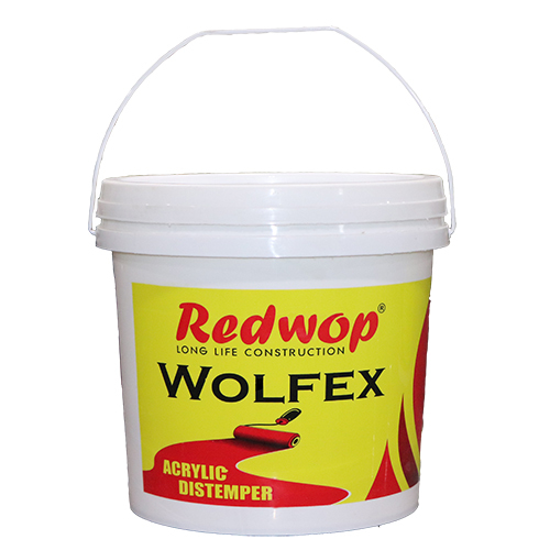 वोल्फेक्स ऐक्रेलिक डिस्टेंपर आवेदन: औद्योगिक और आउटडोर
