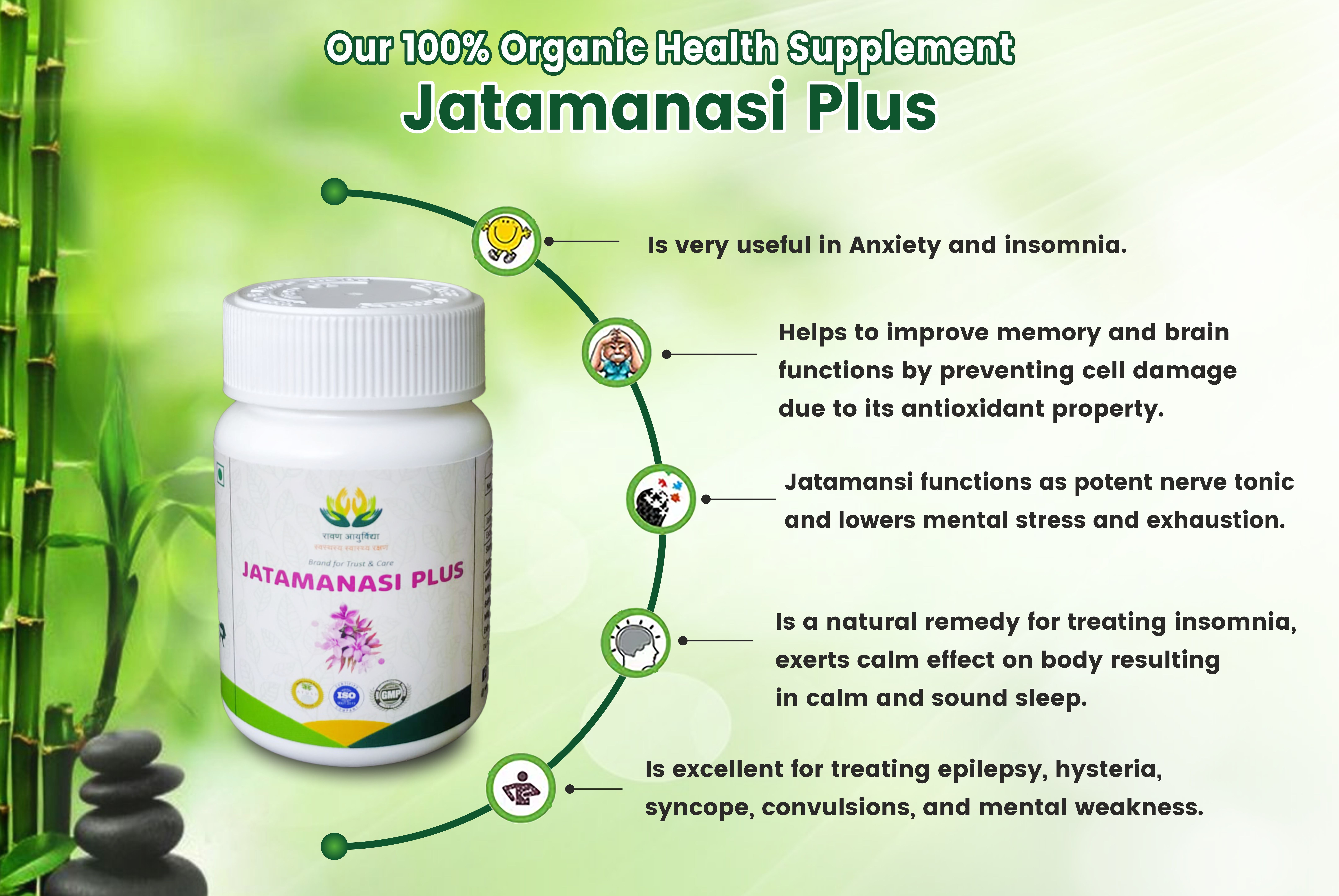 Herbal Supplements Jatamansi Plus Capsules